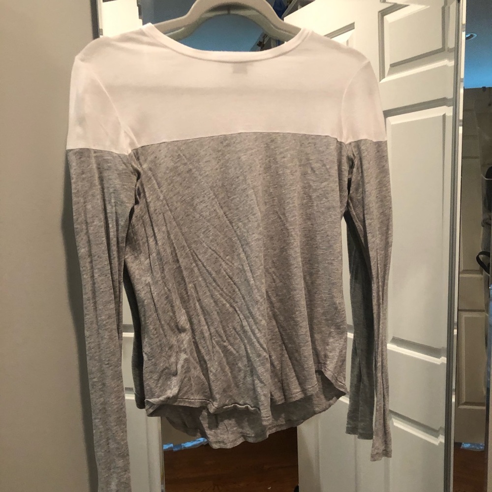 Vince Colorblock Long Sleeve Tee - Picture 5 of 5